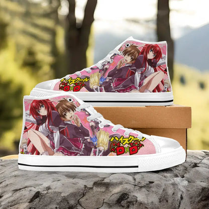 Rias Gremory Issei High School DxD Custom High Top Sneakers Shoes