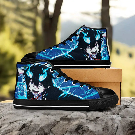 Rin Ao no Exorcist Custom High Top Sneakers Shoes