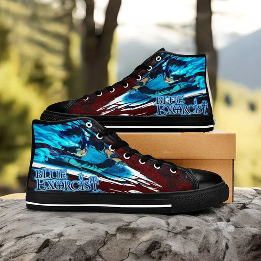 Rin Ao no Exorcist Custom High Top Sneakers Shoes