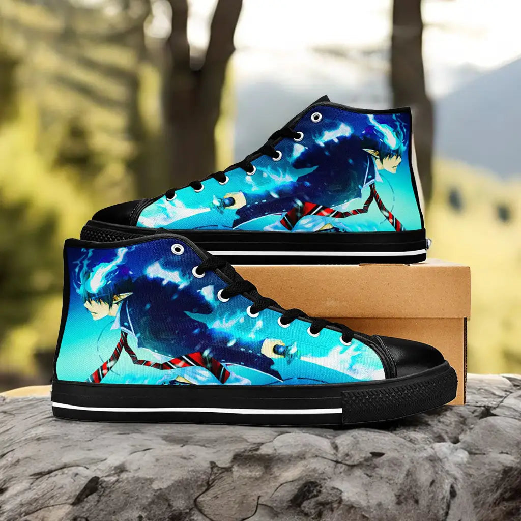 Rin Ao no Exorcist Custom High Top Sneakers Shoes