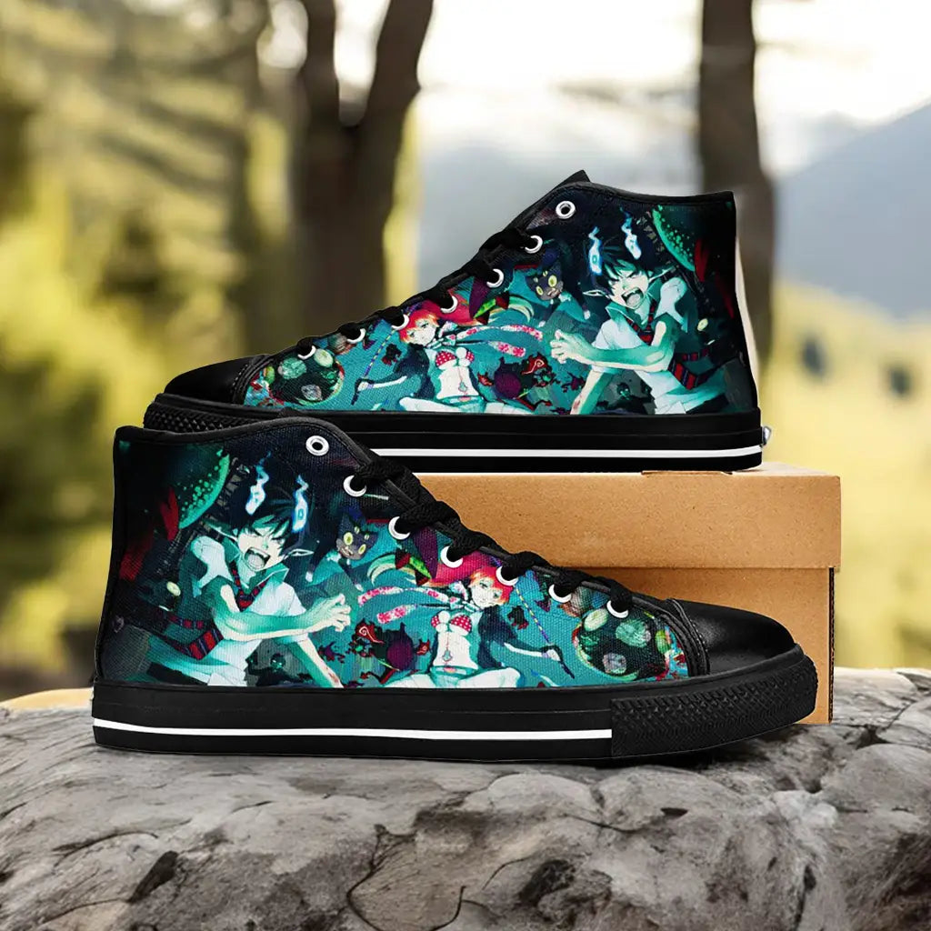 Rin Ao no Exorcist Custom High Top Sneakers Shoes