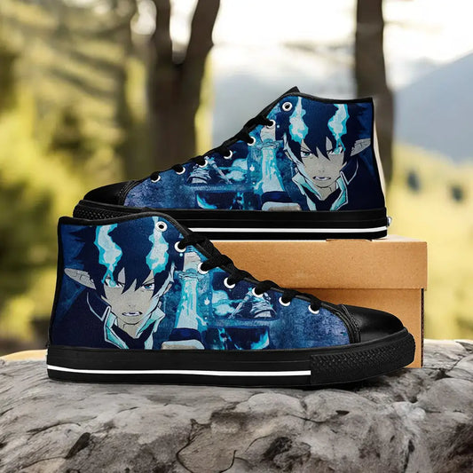 Rin Ao no Exorcist Custom High Top Sneakers Shoes