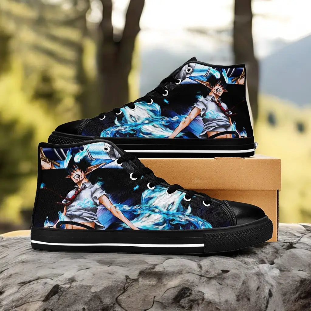 Rin Ao no Exorcist Custom High Top Sneakers Shoes