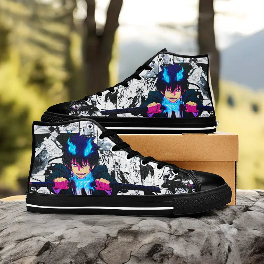 Rin Ao no Exorcist Custom High Top Sneakers Shoes