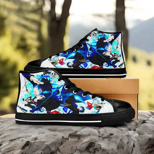 Rin Ao no Exorcist Custom High Top Sneakers Shoes