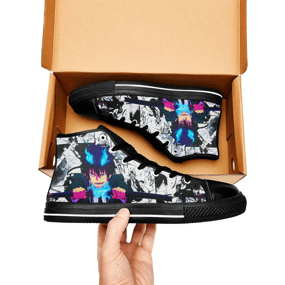 Rin Ao no Exorcist Custom High Top Sneakers Shoes