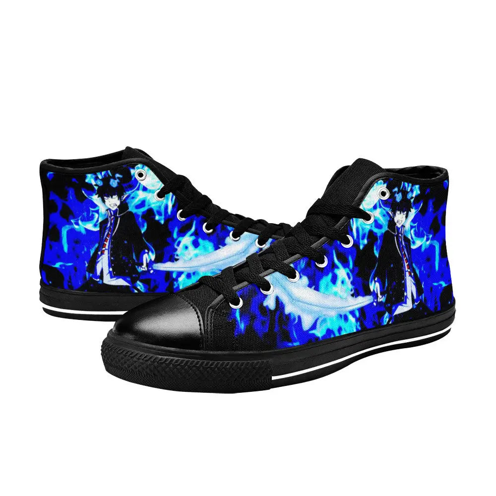 Rin Ao no Exorcist Custom High Top Sneakers Shoes