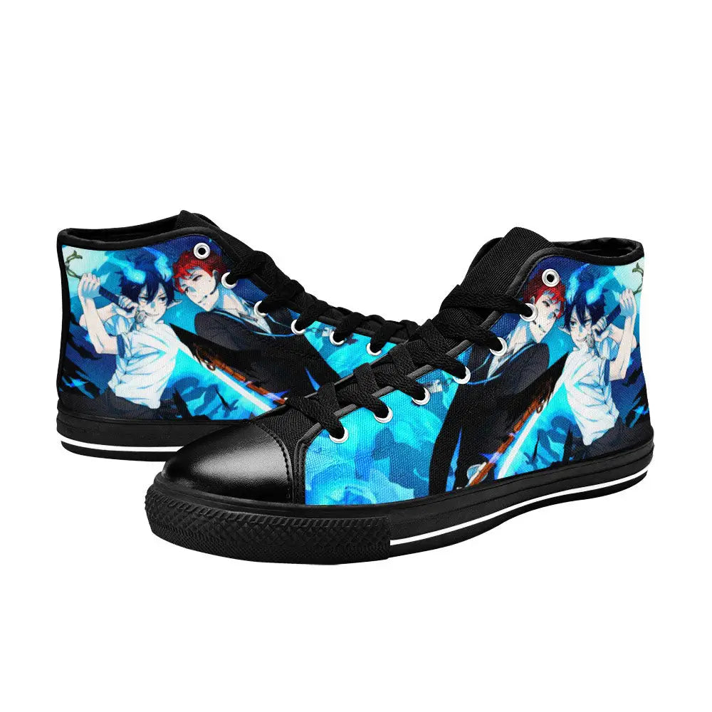 Rin Ao no Exorcist Custom High Top Sneakers Shoes