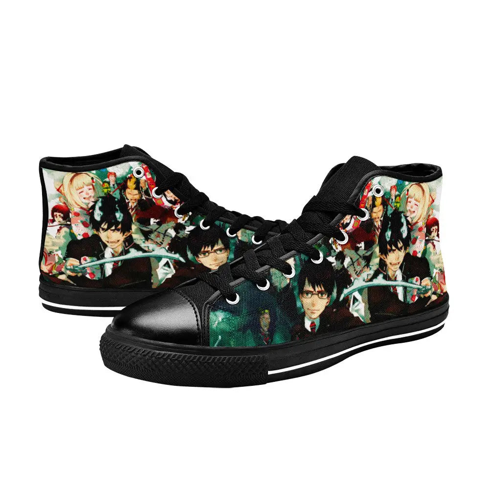 Rin Ao no Exorcist Custom High Top Sneakers Shoes