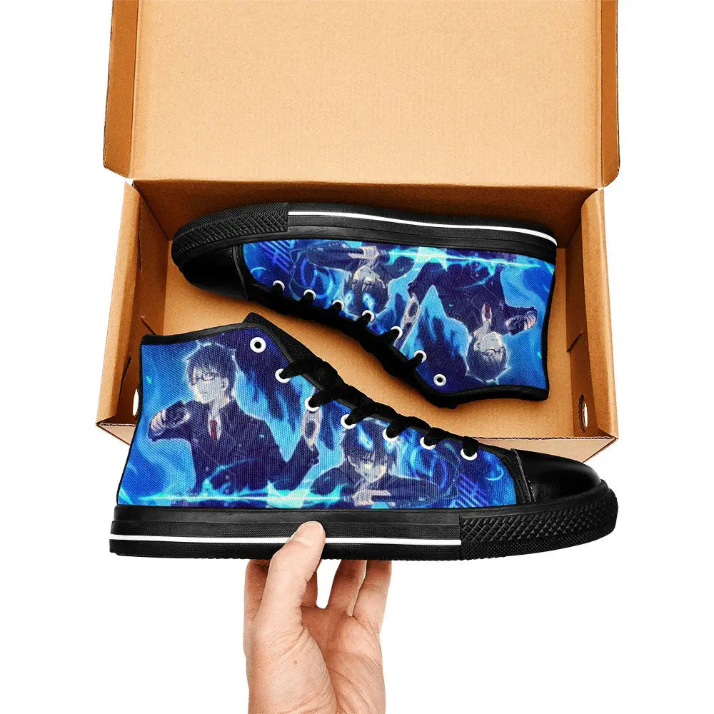 Rin Ao no Exorcist Custom High Top Sneakers Shoes