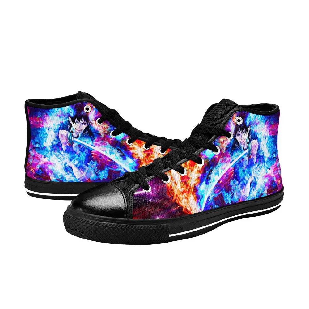 Rin Ao no Exorcist Custom High Top Sneakers Shoes