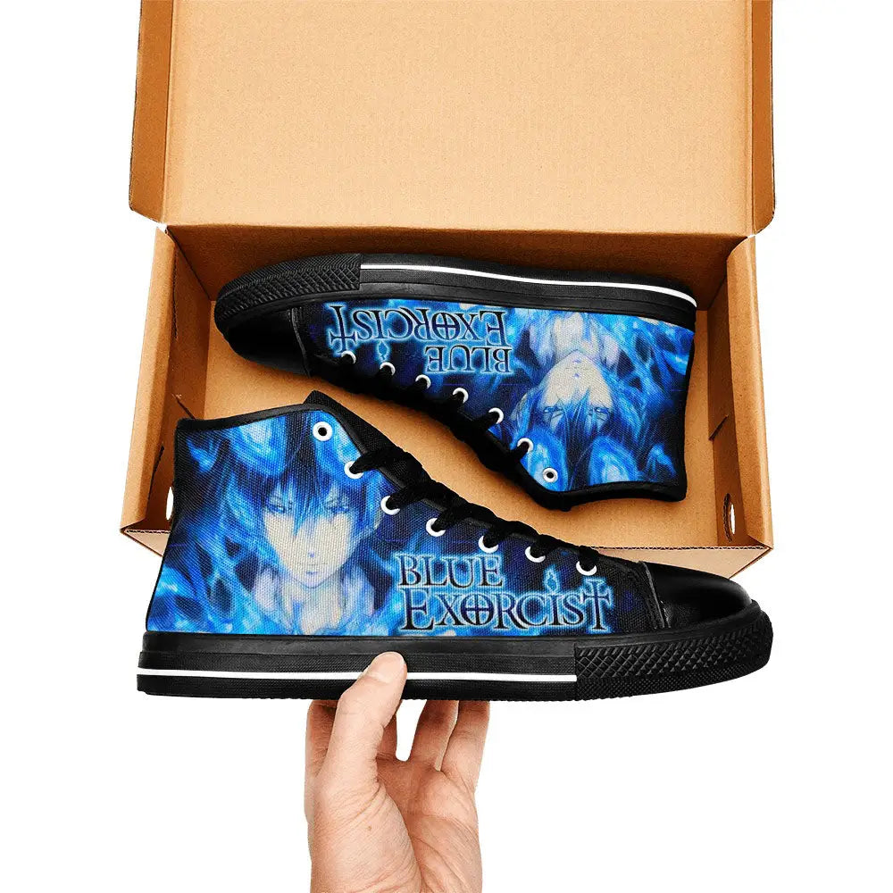 Rin Ao no Exorcist Custom High Top Sneakers Shoes