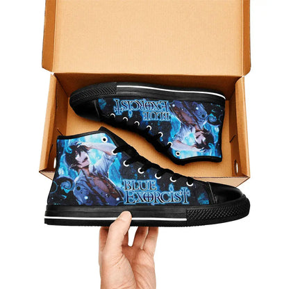 Rin Ao no Exorcist Custom High Top Sneakers Shoes