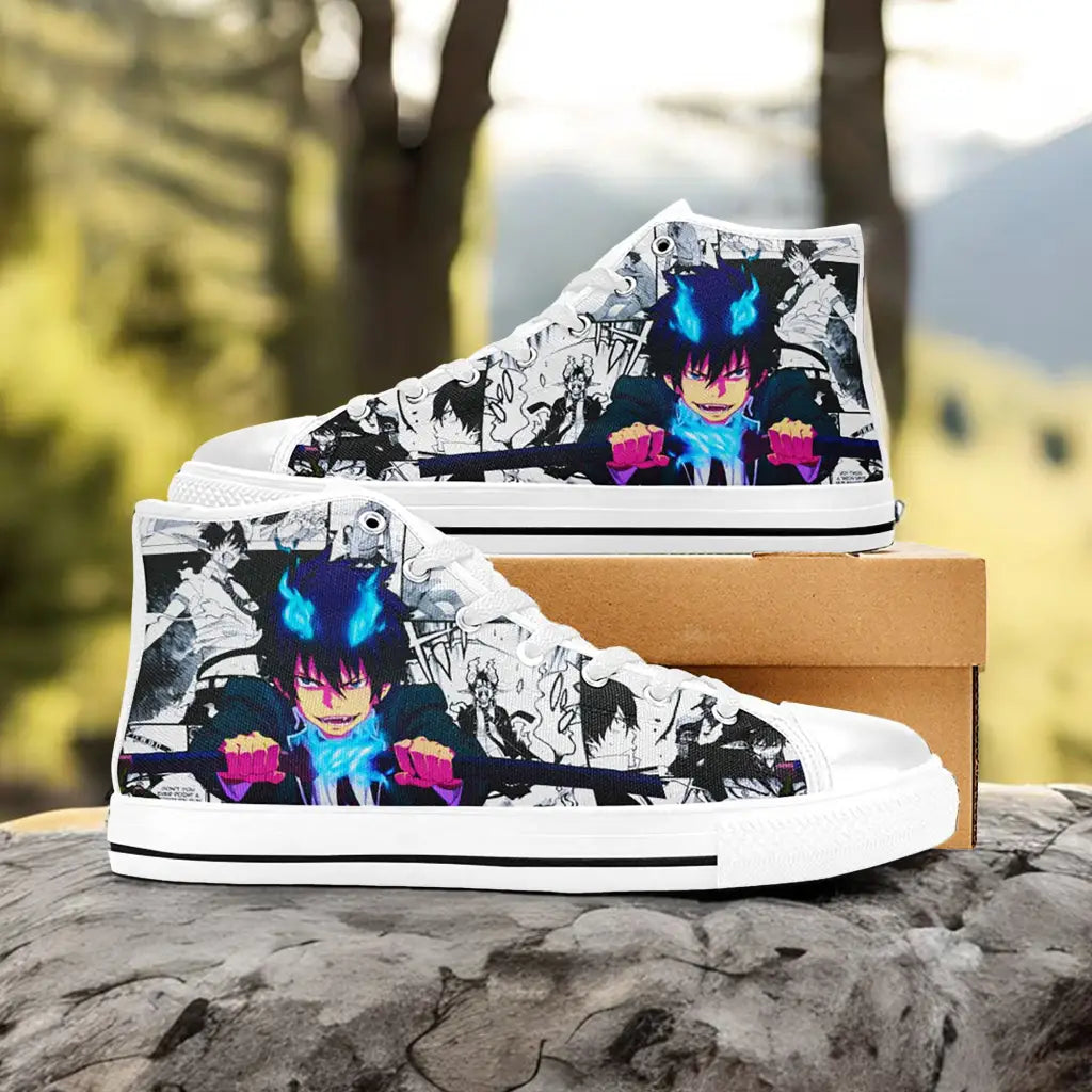 Rin Ao no Exorcist Custom High Top Sneakers Shoes