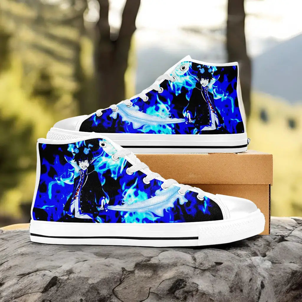 Rin Ao no Exorcist Custom High Top Sneakers Shoes