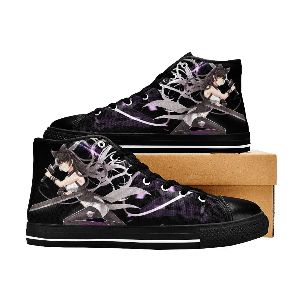 RWBY Blake Belladonna Custom High Top Sneakers Shoes