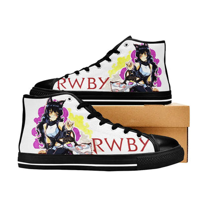 RWBY Blake Belladonna Custom High Top Sneakers Shoes