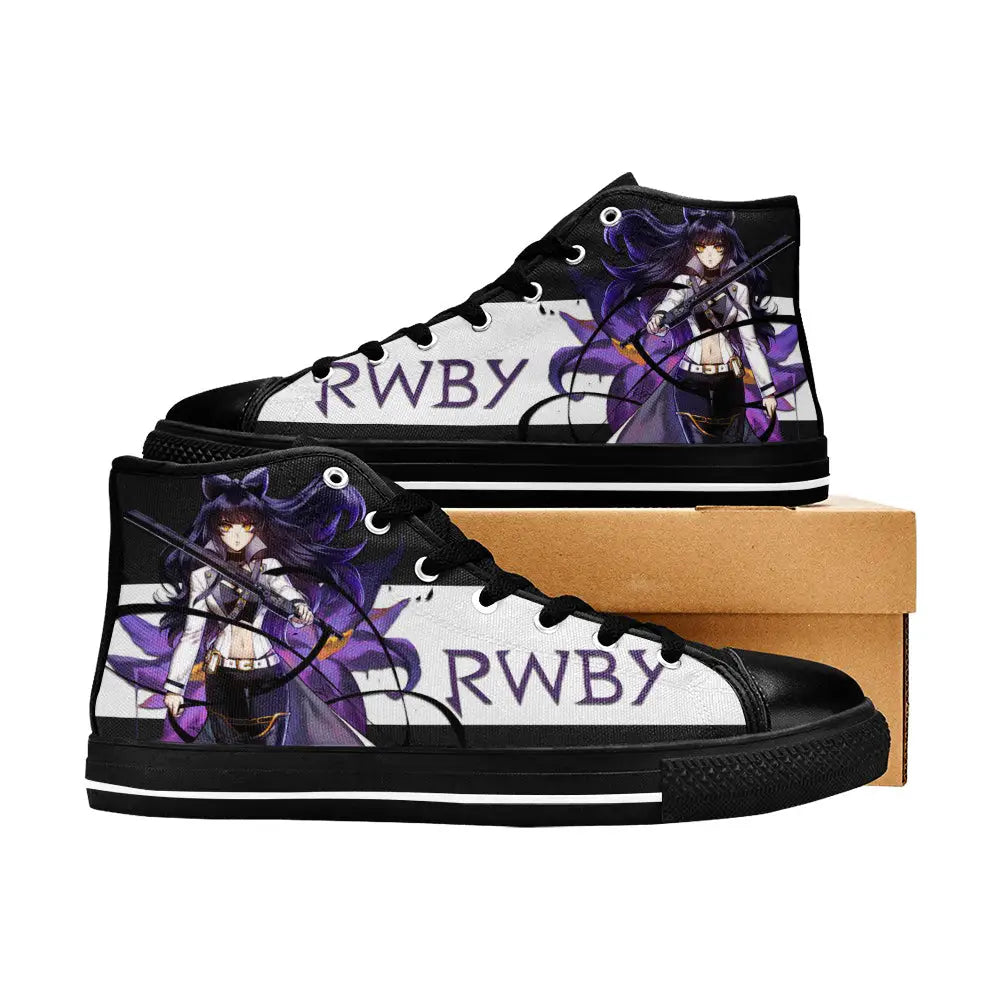 RWBY Blake Belladonna Custom High Top Sneakers Shoes