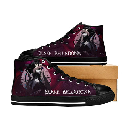 RWBY Blake Belladonna Custom High Top Sneakers Shoes