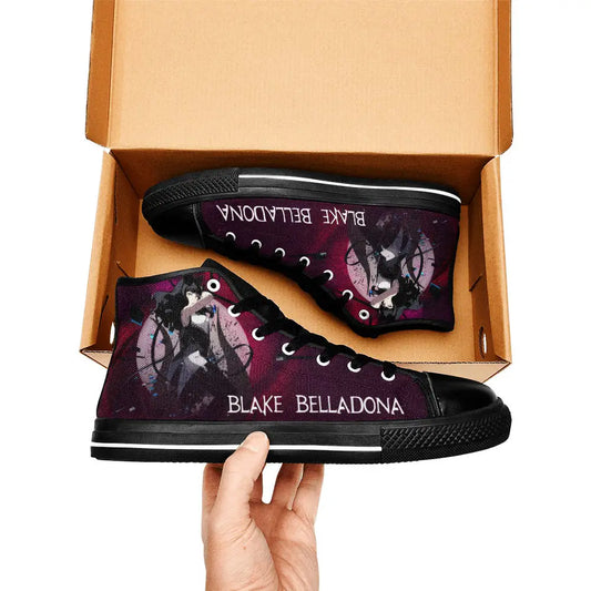 RWBY Blake Belladonna Custom High Top Sneakers Shoes