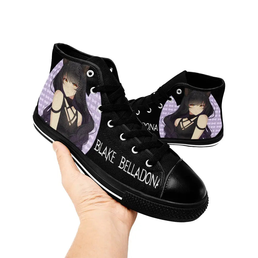 RWBY Blake Belladonna Custom High Top Sneakers Shoes