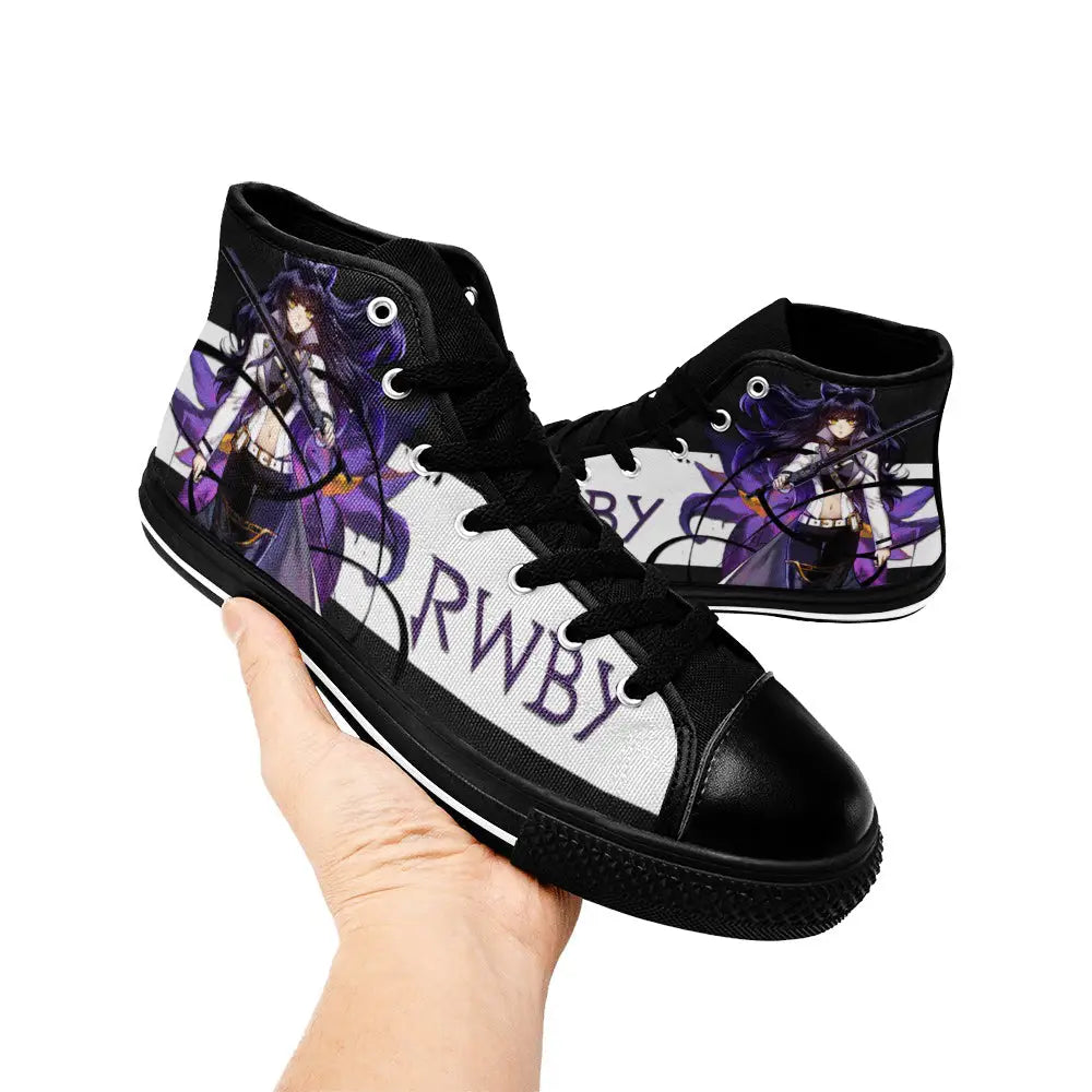 RWBY Blake Belladonna Custom High Top Sneakers Shoes