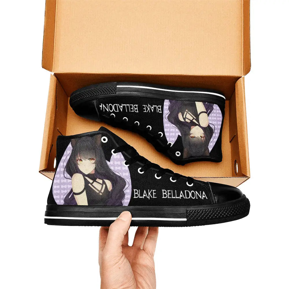 RWBY Blake Belladonna Custom High Top Sneakers Shoes