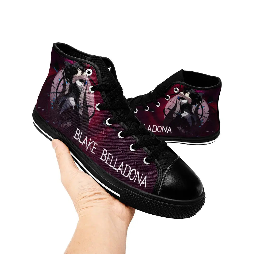 RWBY Blake Belladonna Custom High Top Sneakers Shoes