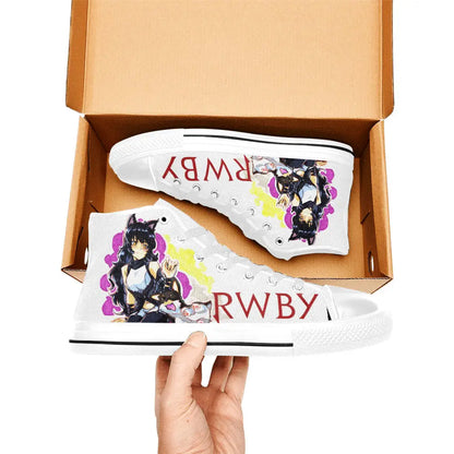 RWBY Blake Belladonna Custom High Top Sneakers Shoes