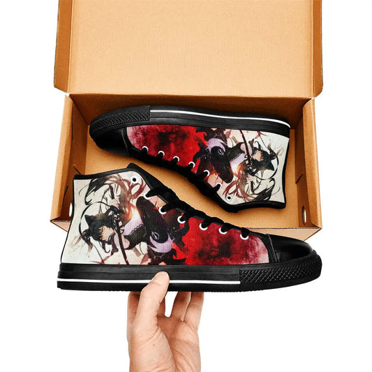 RWBY Blake Belladonna Custom High Top Sneakers Shoes