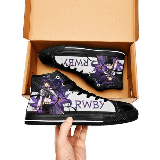 RWBY Blake Belladonna Custom High Top Sneakers Shoes