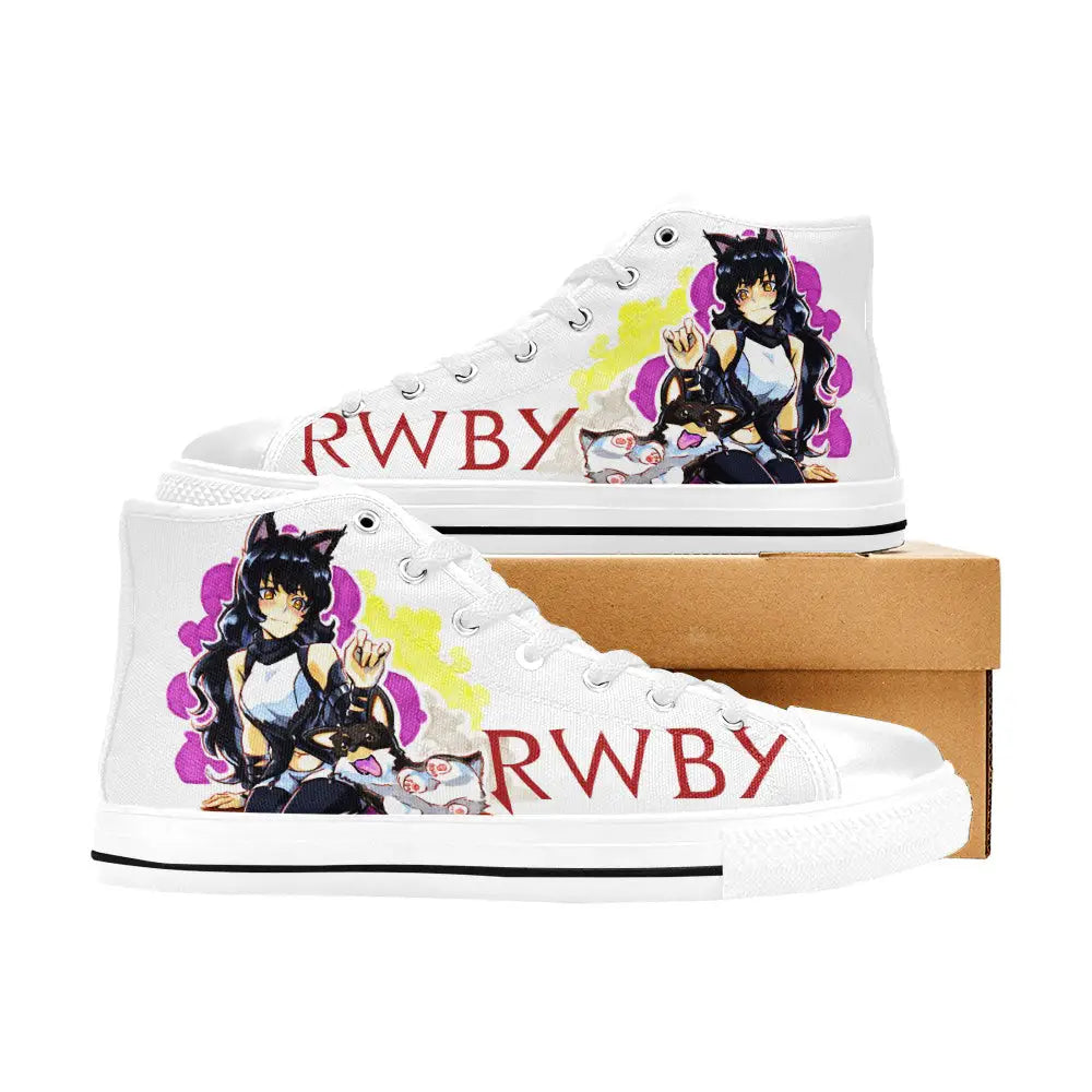 RWBY Blake Belladonna Custom High Top Sneakers Shoes