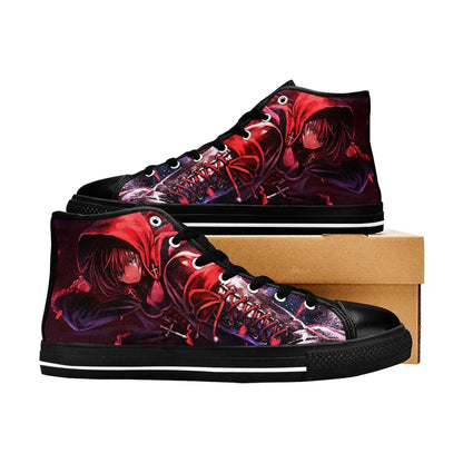 RWBY Ruby Rose Custom High Top Sneakers Shoes