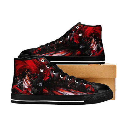 RWBY Ruby Rose Custom High Top Sneakers Shoes