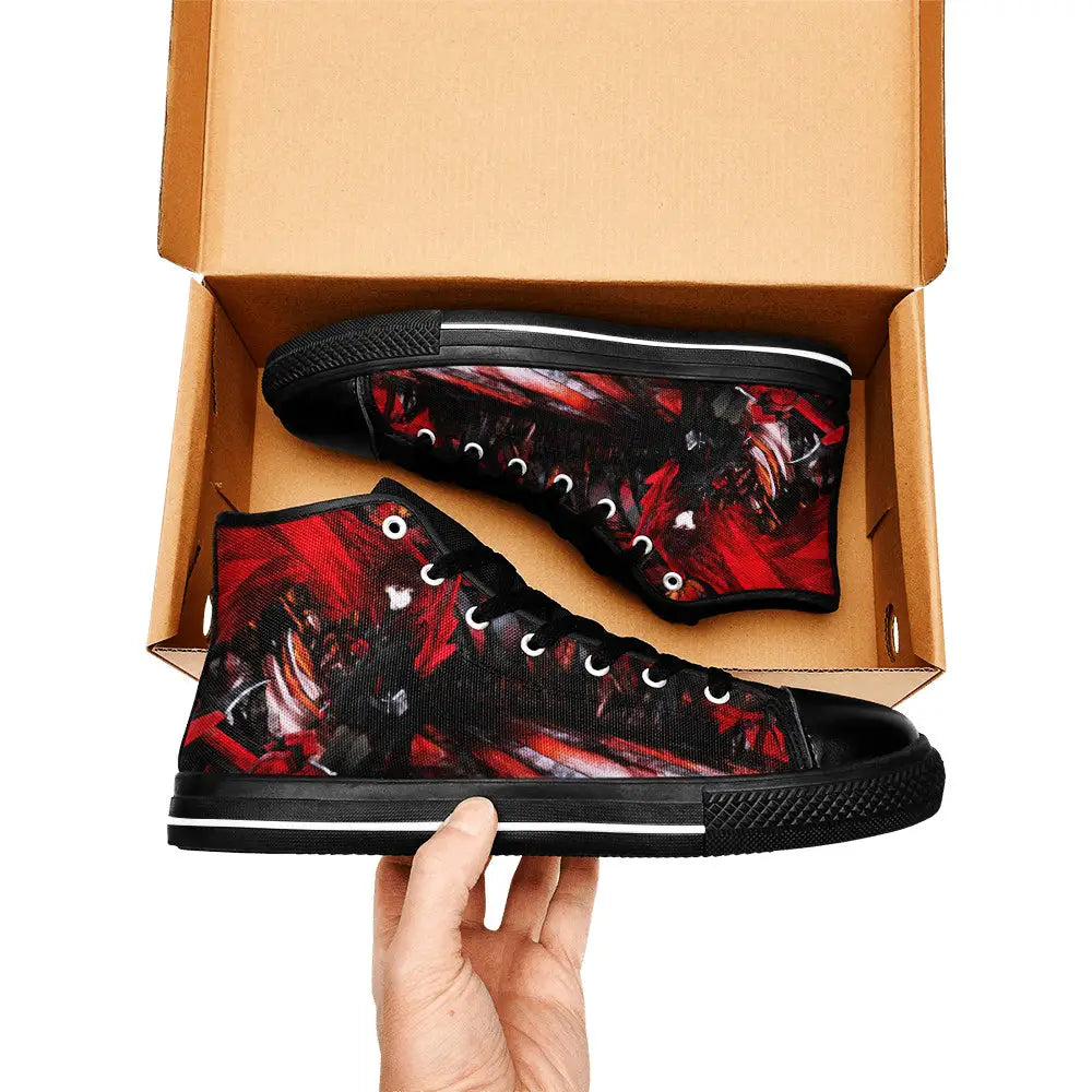 RWBY Ruby Rose Custom High Top Sneakers Shoes