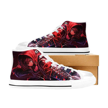 RWBY Ruby Rose Custom High Top Sneakers Shoes