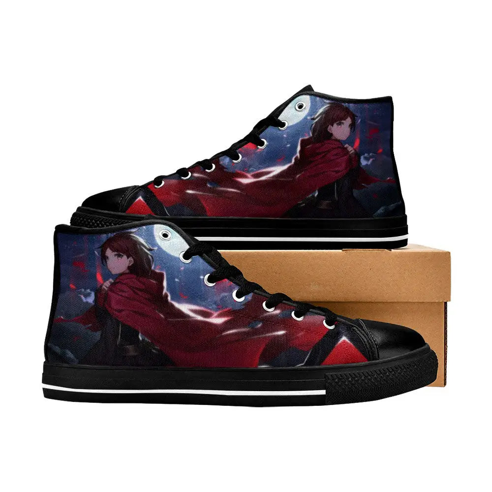 RWBY Ruby Rose Shoes High Top Sneakers