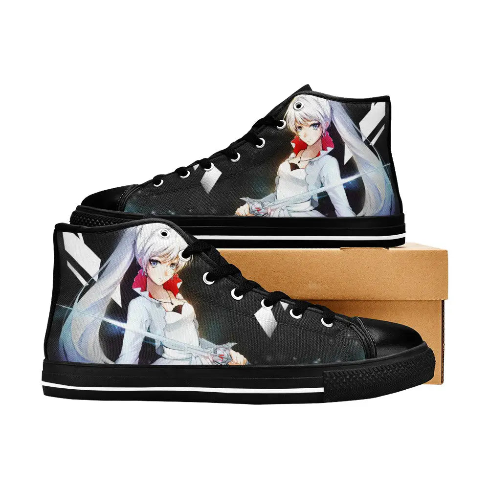 RWBY Weiss Schnee Custom High Top Sneakers Shoes