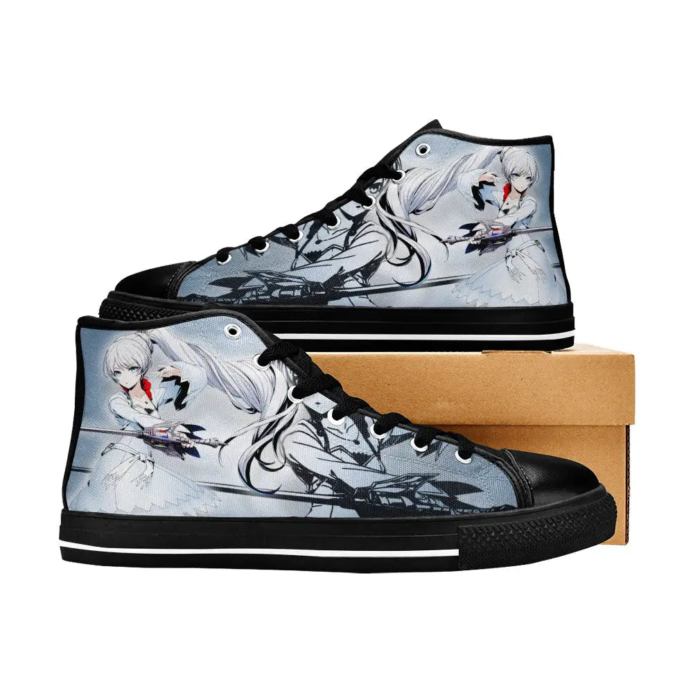 RWBY Weiss Schnee Custom High Top Sneakers Shoes