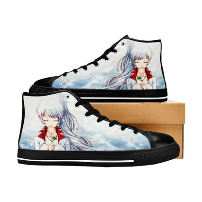 RWBY Weiss Schnee Custom High Top Sneakers Shoes