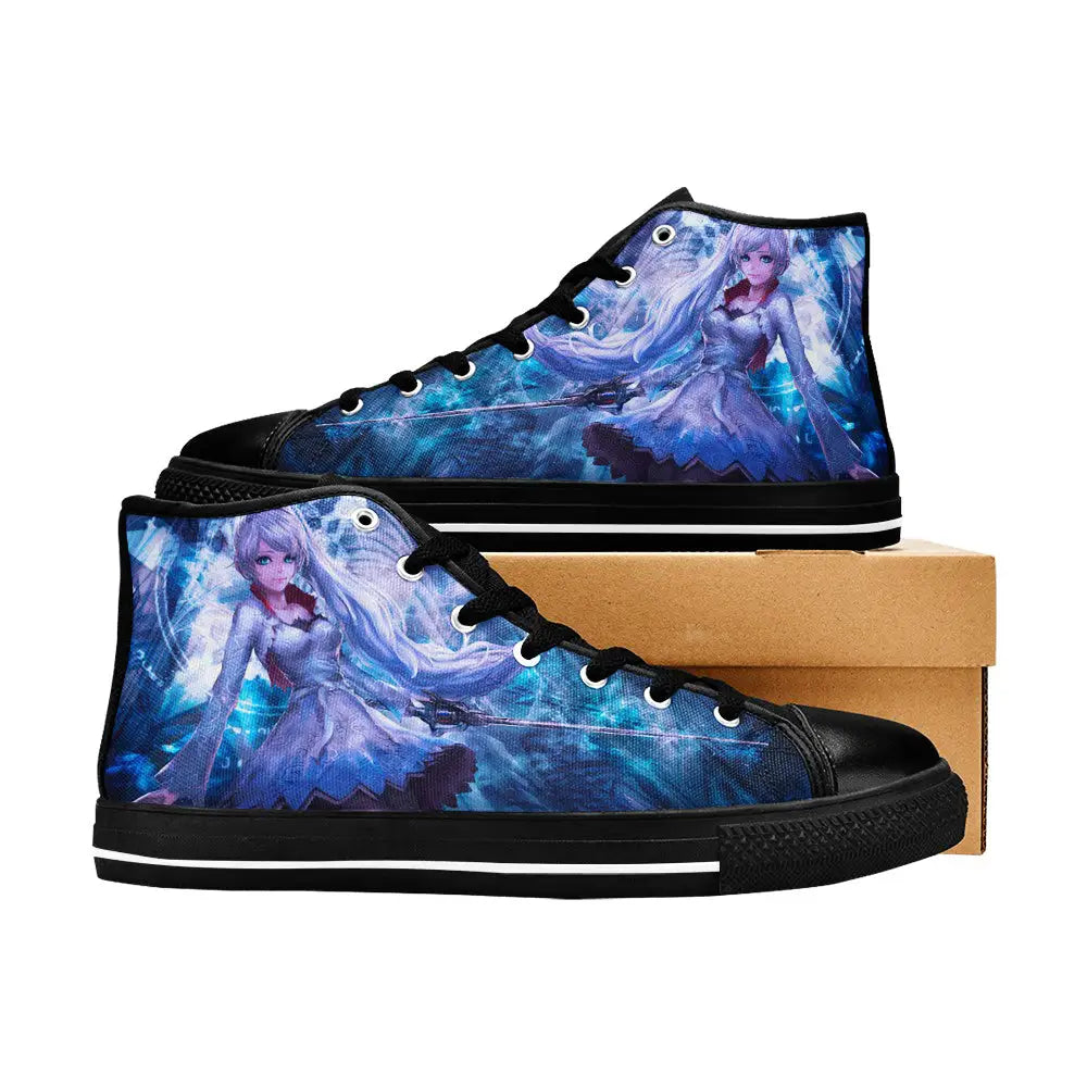 RWBY Weiss Schnee Custom High Top Sneakers Shoes