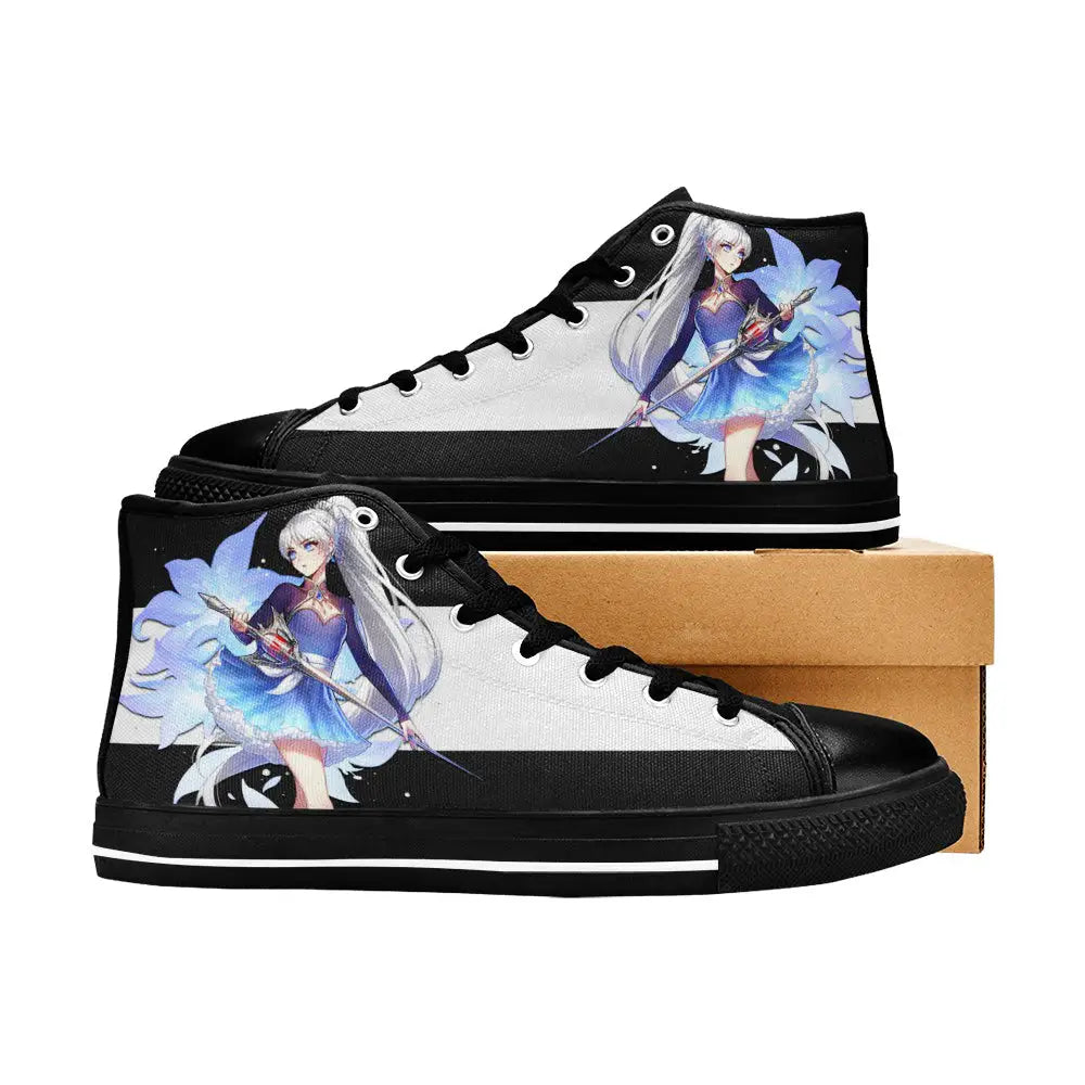 RWBY Weiss Schnee Custom High Top Sneakers Shoes