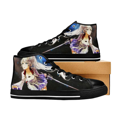 RWBY Weiss Schnee Custom High Top Sneakers Shoes