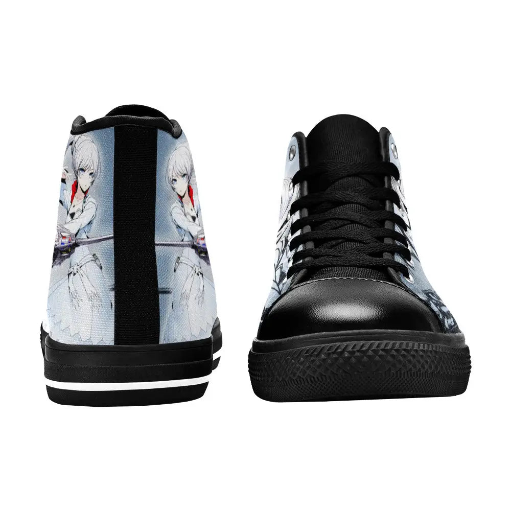 RWBY Weiss Schnee Custom High Top Sneakers Shoes