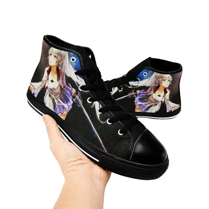 RWBY Weiss Schnee Custom High Top Sneakers Shoes