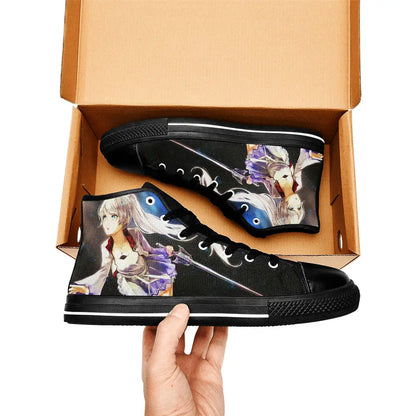 RWBY Weiss Schnee Custom High Top Sneakers Shoes