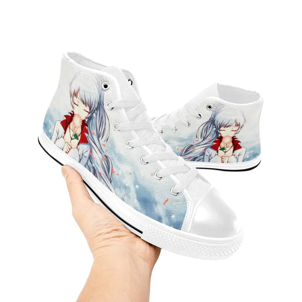 RWBY Weiss Schnee Custom High Top Sneakers Shoes