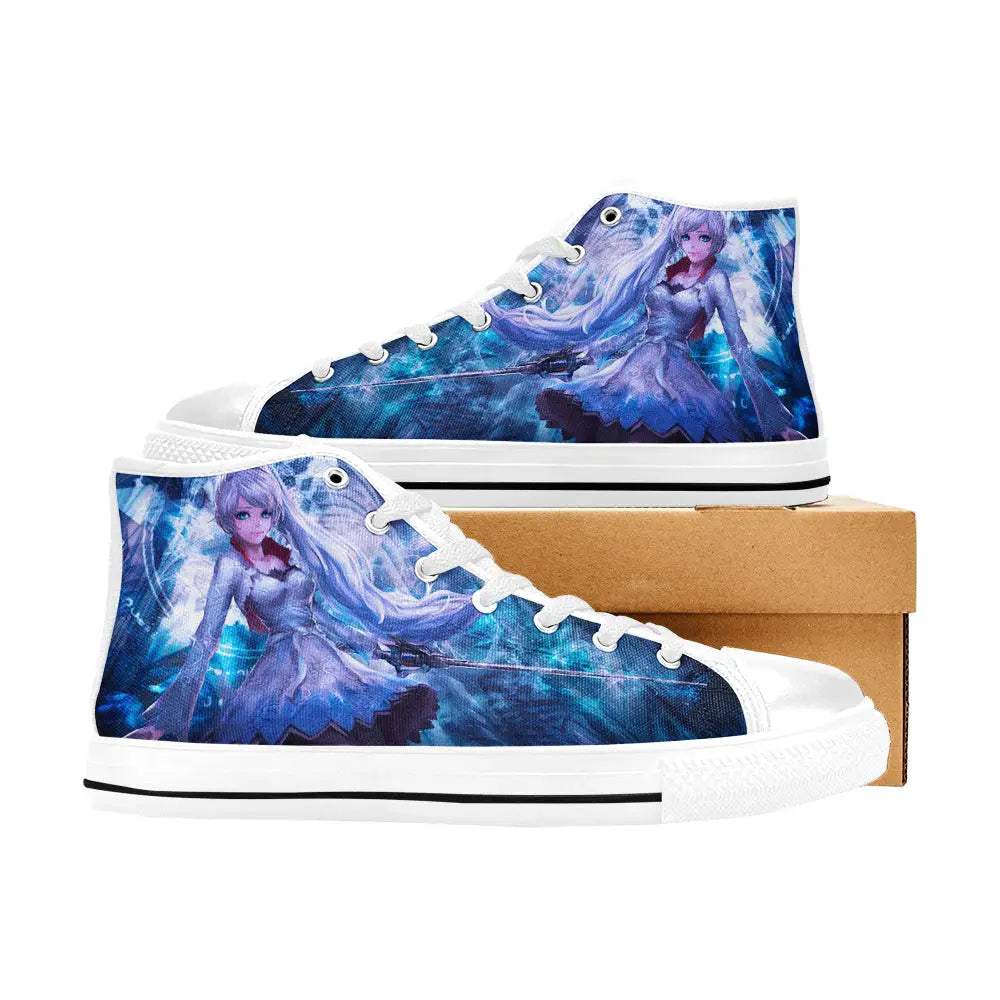 RWBY Weiss Schnee Custom High Top Sneakers Shoes