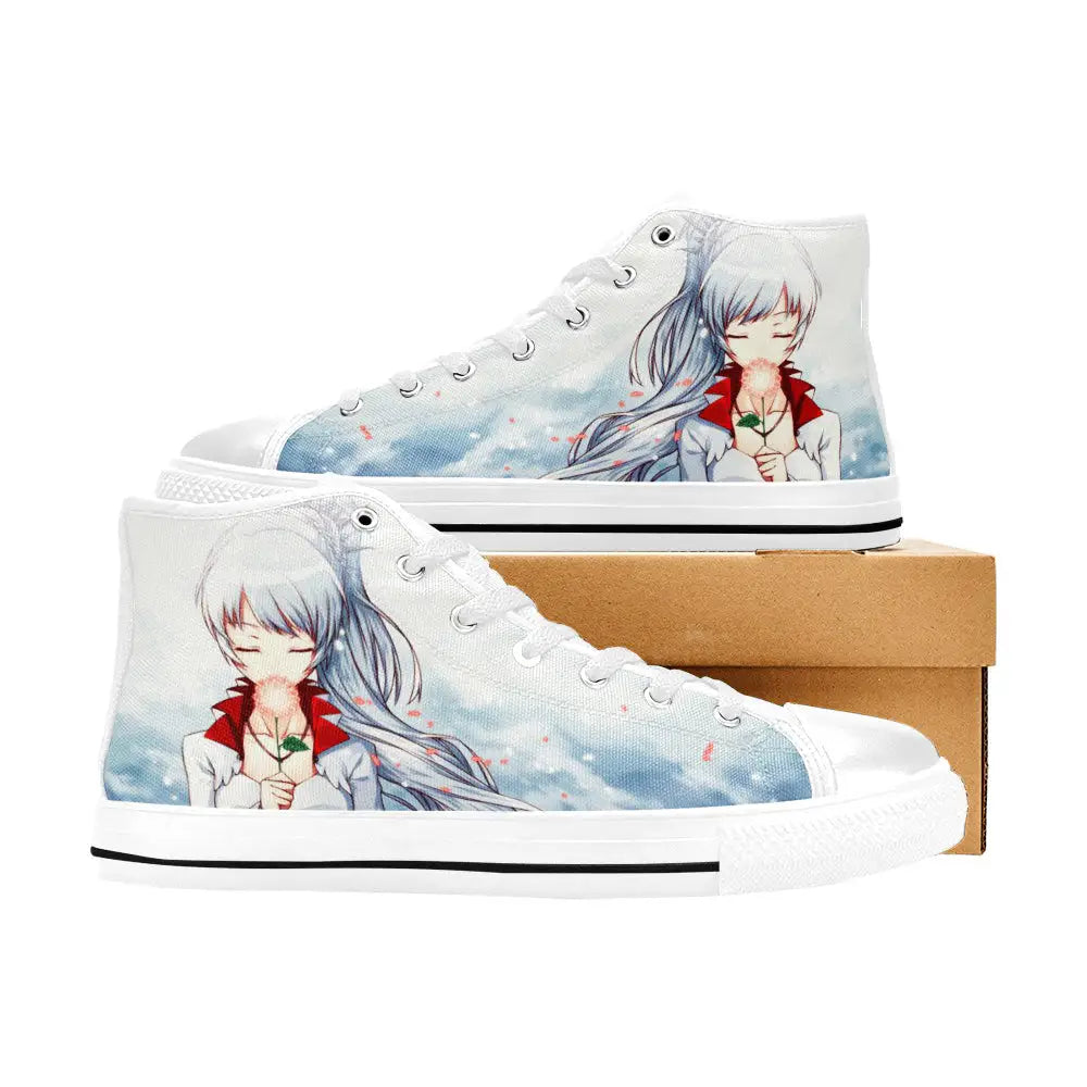 RWBY Weiss Schnee Custom High Top Sneakers Shoes