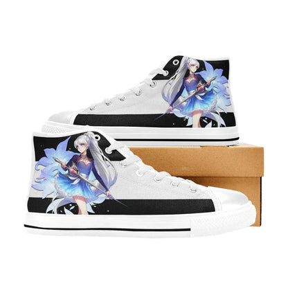 RWBY Weiss Schnee Custom High Top Sneakers Shoes